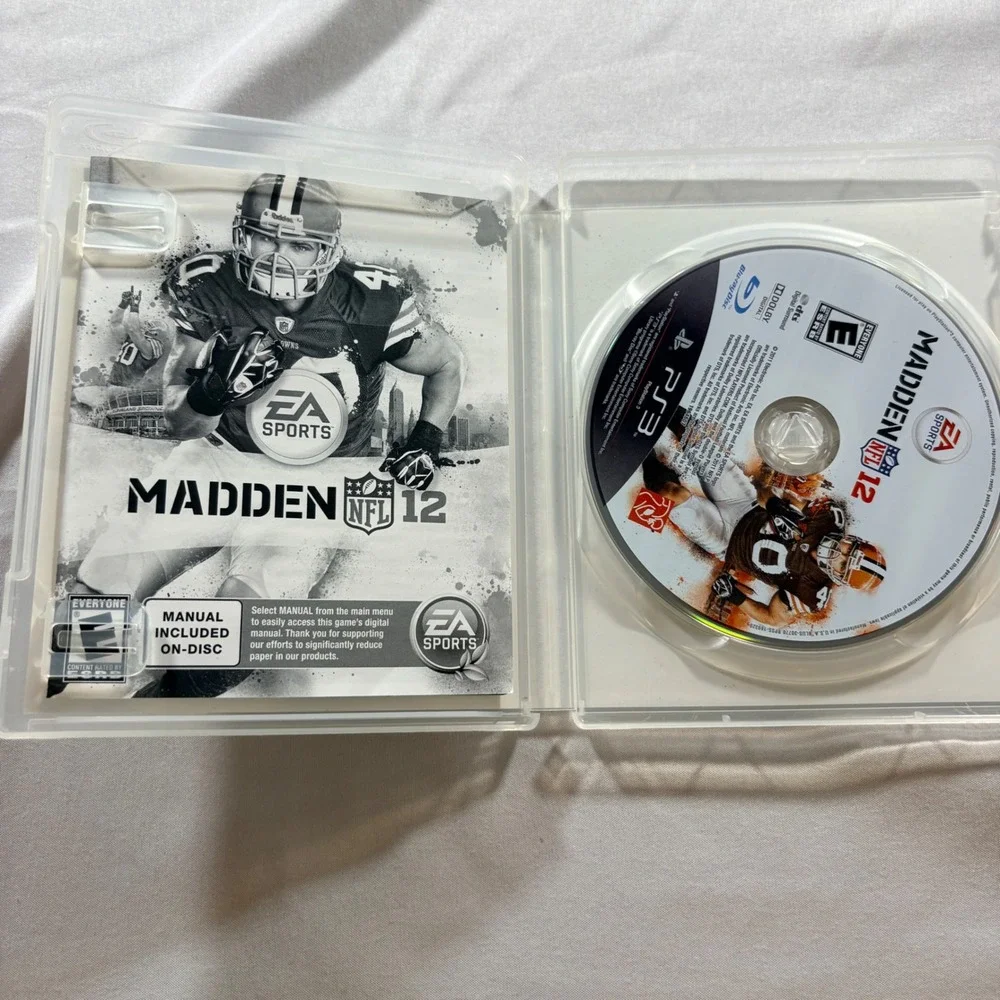 EA Sports Madden NFL 12 Sony PlayStation 3 PS3 Football Game Complete CIB